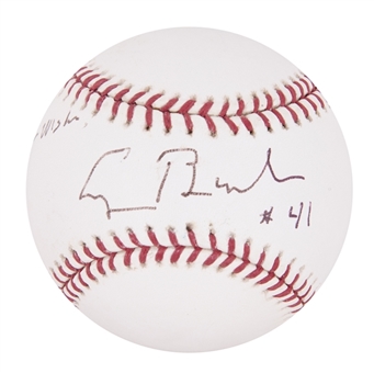 George H.W. Bush Signed & Inscribed OML Selig Baseball (JSA & White House Staff LOA)